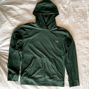 exclusive sweetgreen swag - hoodie with center pocket, men’s small